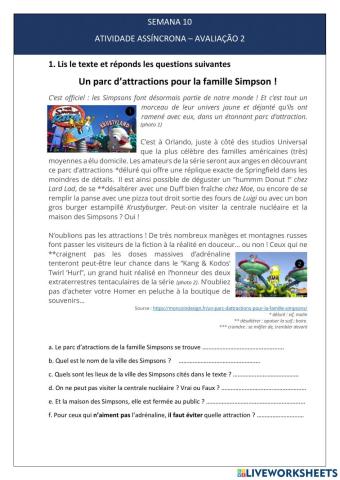 Semana 10 OK - La ville de la famille Simpson