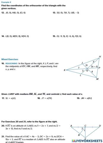 Medians and altitudes