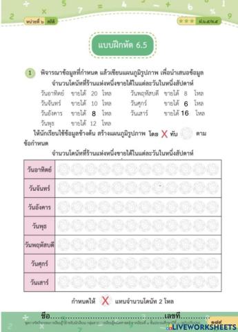 แบบฝึกหัด 6.5