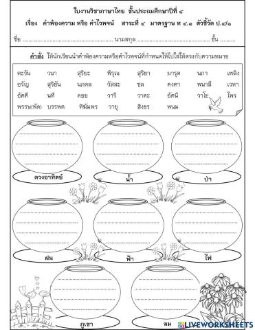 คำพ้องความ(คำไวพจน์)