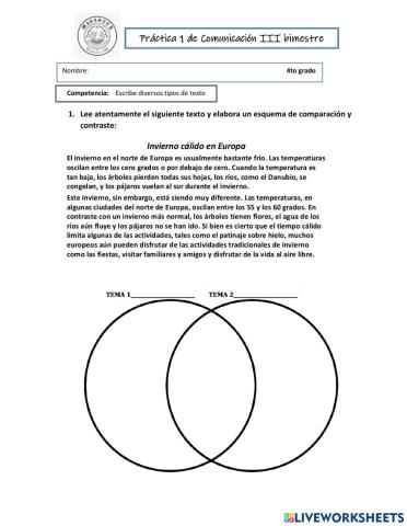 Práctica de comunicación