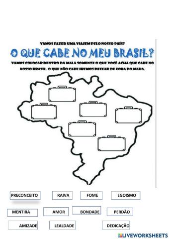 Eu te amo meu Brasil!