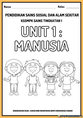 Unit 1: Manusia