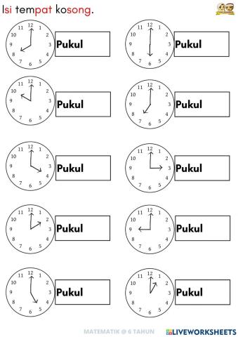 Math : Mengenal masa