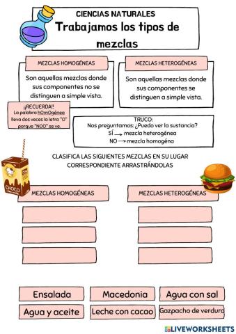 Tipos de mezclas 1