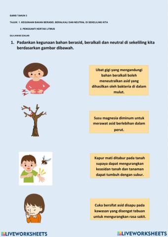 Kegunaan Bahan & Pengganti Kertas Litmus