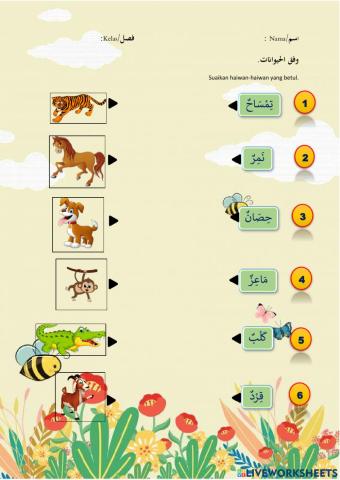 Bahasa Arab Tahun 5 - Haiwan (II)