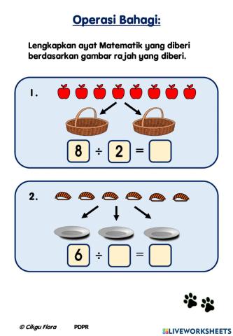 Operasi Bahagi