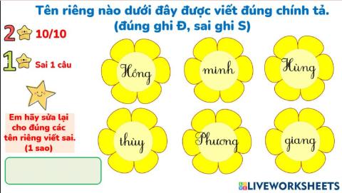 Bài tập chính tả Cầu thủ dự bị