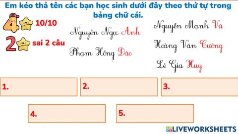 Bài tập chính tả Cầu thủ dự bị