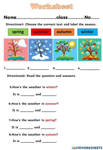 Weather and Seasons