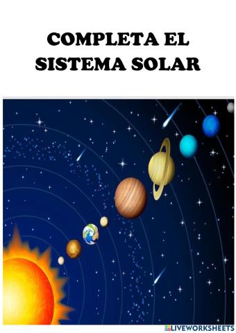 El sistema solar