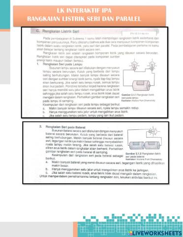 Rangkaian listrik paralel dan seri