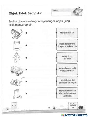 Objek tidak serap air