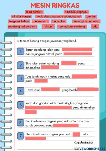 Unit 12 : Maksud jenis mesin ringkas