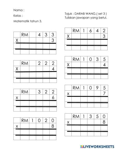 Matematik tahun 3