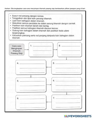 Unit 8: Rekreasi Berilmu - Rumah Sementara (Cara Menyimpan Khemah)