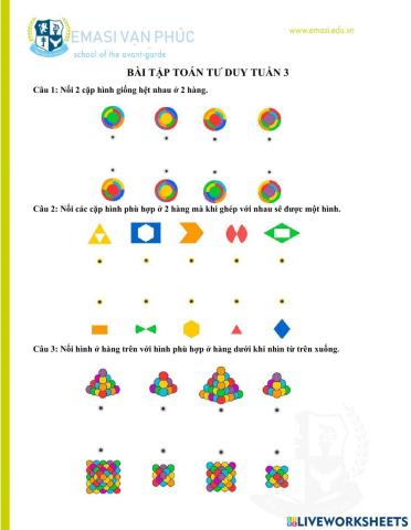 TOÁN TƯ DUY TUẦN 3 LỚP 2S