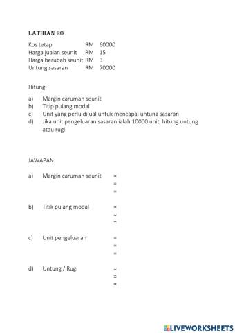 Latihan tpm 11