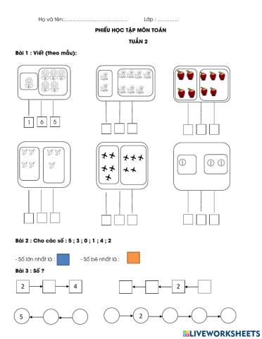 Ôn tập cuối tuần 2