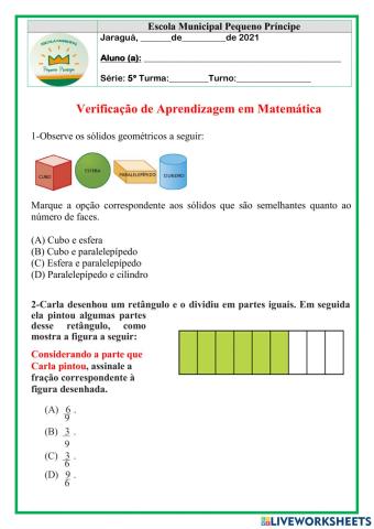 Atividade avaliativa