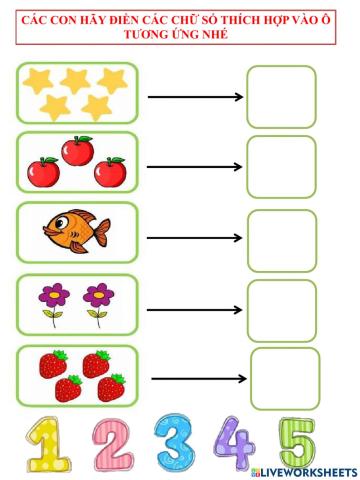 BT điền số 1-10