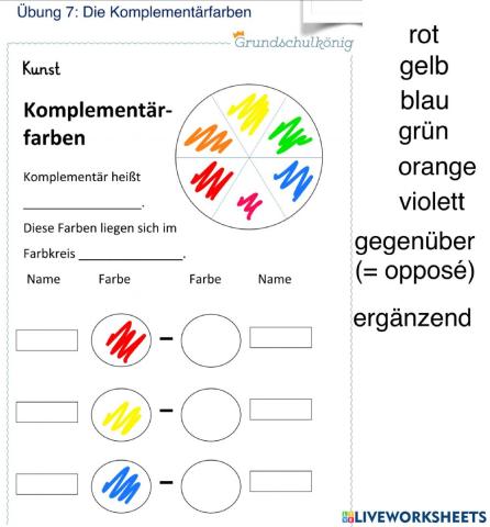 Komplementärfarben