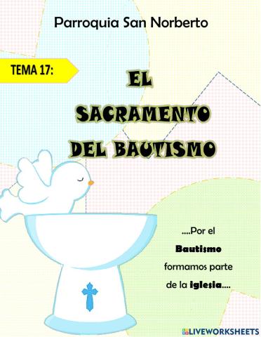 Tema 17: El Bautismo