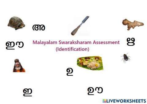 MALAYALAM SWARAKSHARAM REVISION