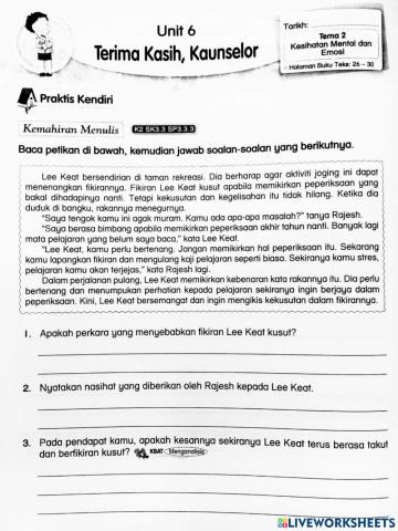 Terima Kasih Kaunselor