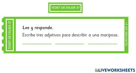 Ticket de Salida 37