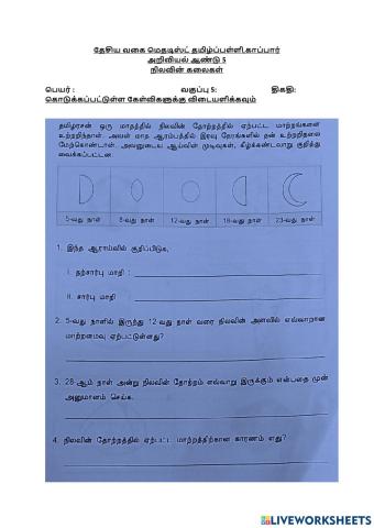 நிலவின் கலைகள்