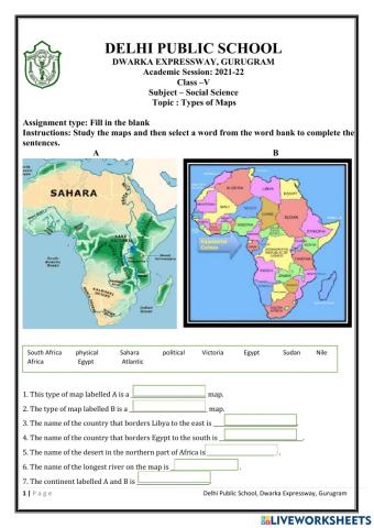 Types of maps