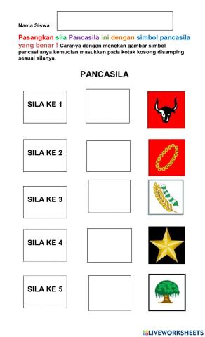 LKPD Kelas 1 Pancasila