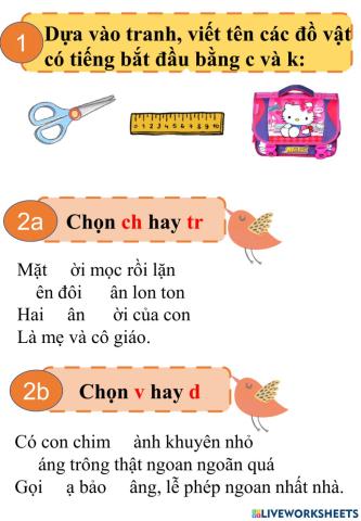 Chính tả - Tuần 5