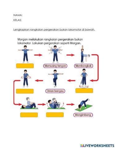 Rangkaian pergerakan bukan lokomotor