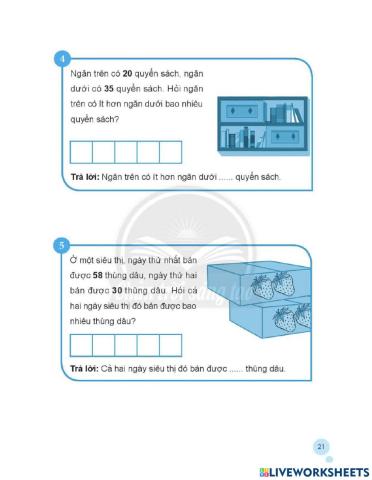 Nhiều hơn hay ít hơn bao nhiêu và ước lượng