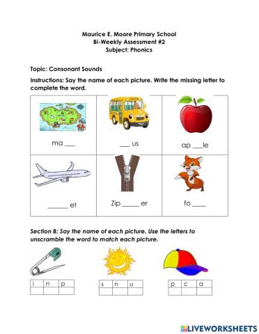 Assessment Phonics -2