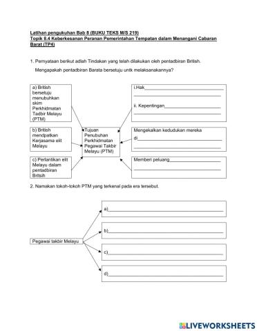 Latihan pengukuhan topik 8.4