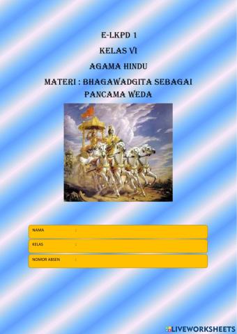 Bhagawadgita sebagai Pancama weda