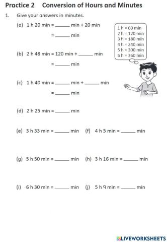 Conversion of time