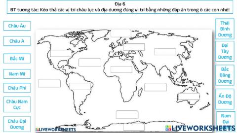 Địa 6. Bài mở đầu khởi động