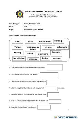 Latihan agama