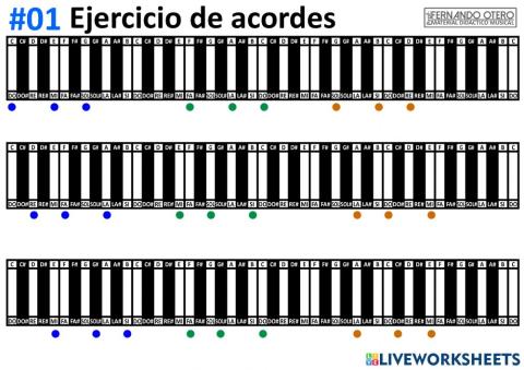 Identificación de acordes