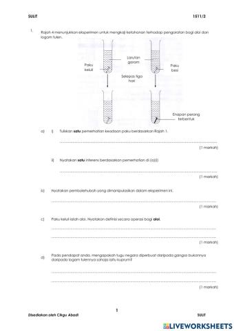 Bahagian a spm