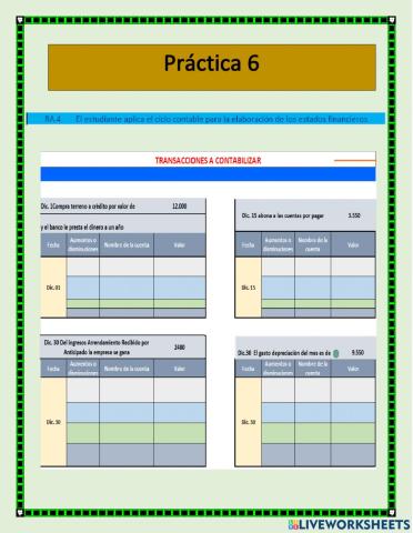 Ciclo Contable 6