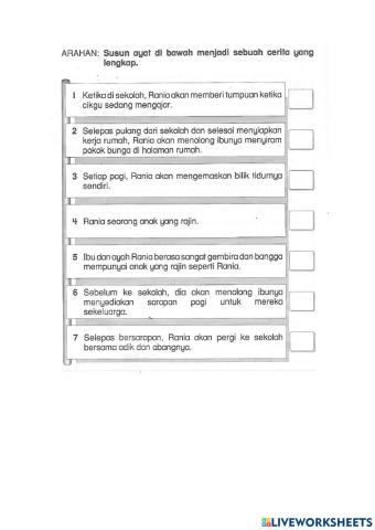 Sikap rajin amalan keluarga (2)