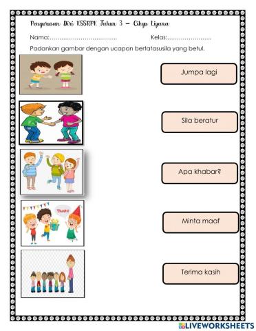 Ucapan Bertatasusila - Cikgu Liyana