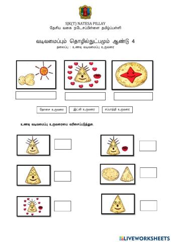 உணவு வடிவமைப்பு (ஆண்டு 4)