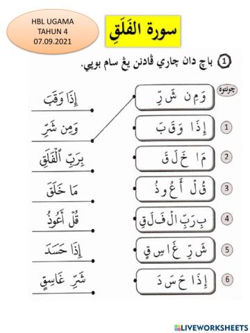 Surah Al Falaq